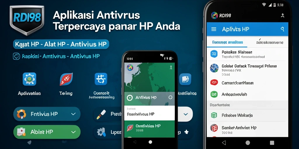 Tampilan antarmuka RDI88 yang menarik dan fungsional sebagai Antivirus HP.