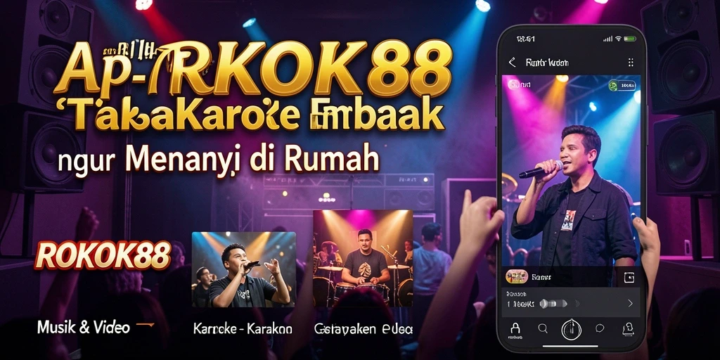 Tampilan antarmuka ROKOK88 dengan fitur Karaoke yang lengkap dan mudah diakses.