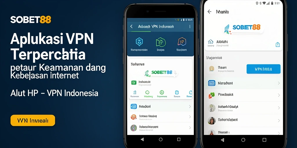 Antarmuka sederhana dan fungsi yang efektif dari aplikasi VPN Indonesia.